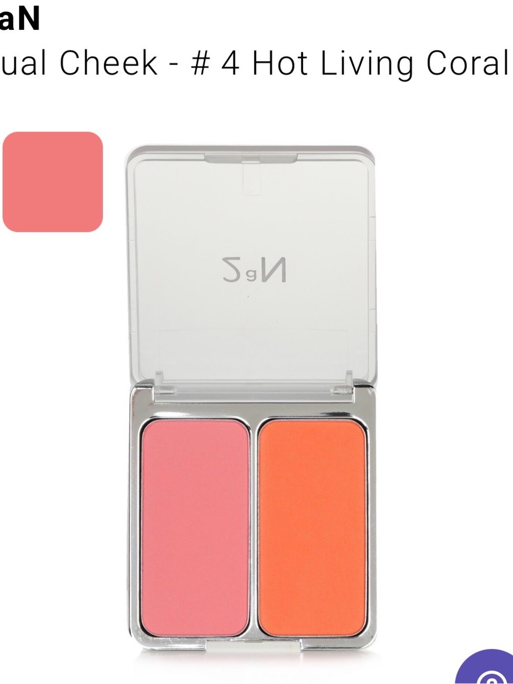Dual Cheek Blush - Hot Living Coral
